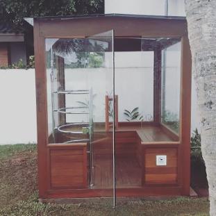 Cabine de sauna parthenon