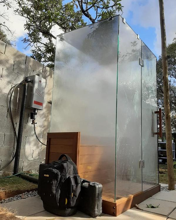 projeto de sauna pronta