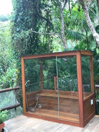 Sauna Olimpia de madeira